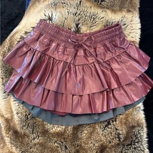 NWT Day + Moon Gameday Maroon Skirt